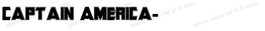 Captain America字体转换